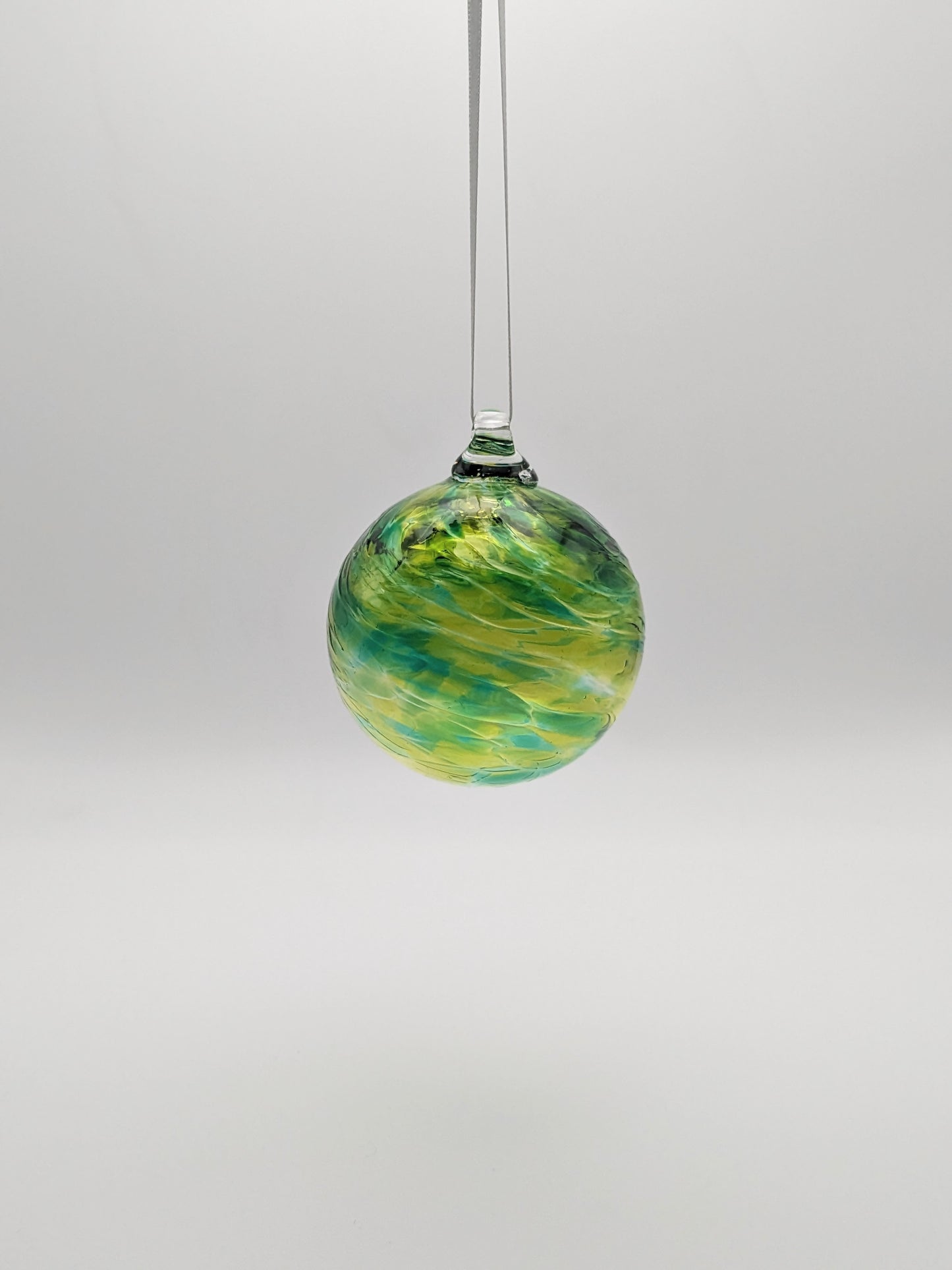 Green Swirl Ornament