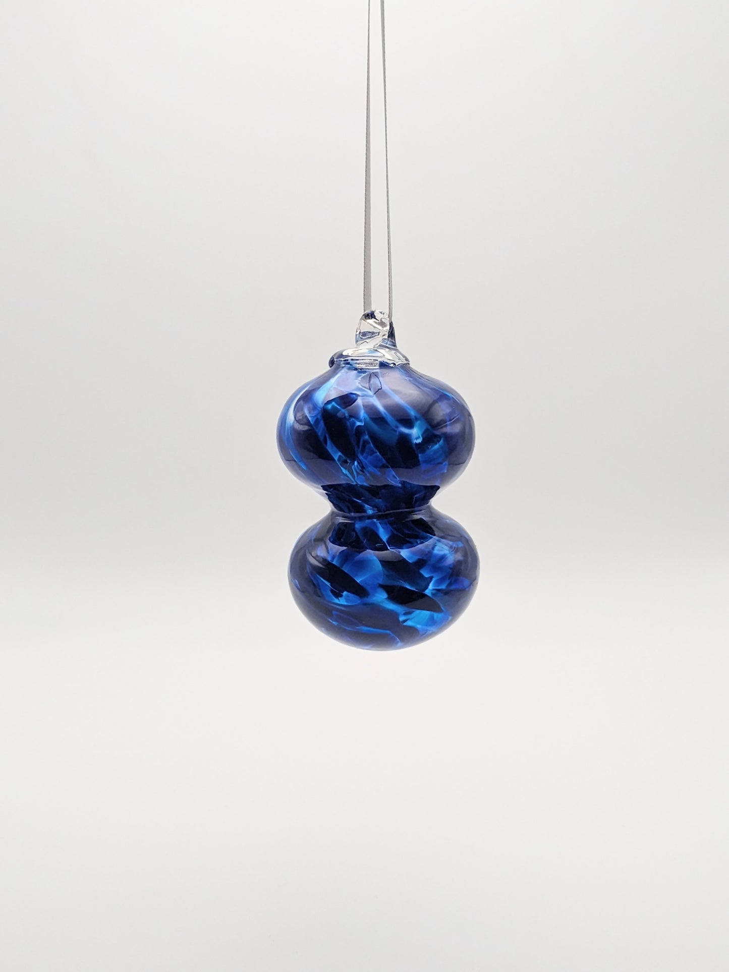 Blue Swirl Dip Ornament