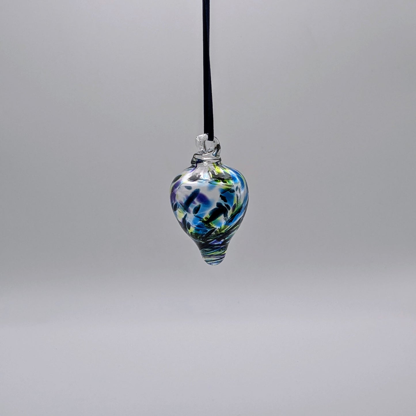 Blue and Purple Drop Ornament