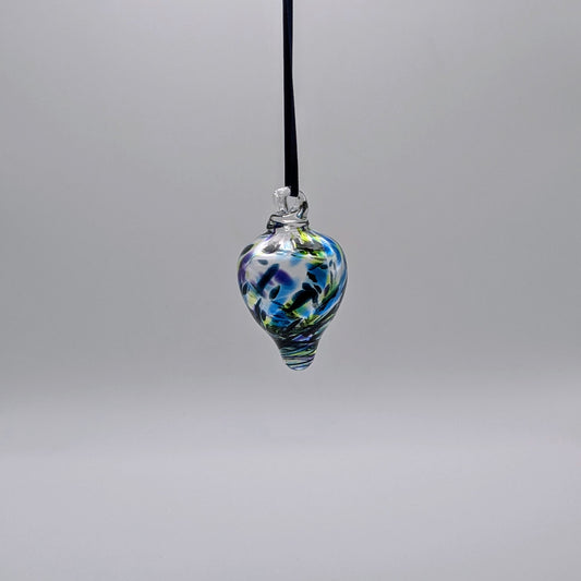 Blue and Purple Drop Ornament