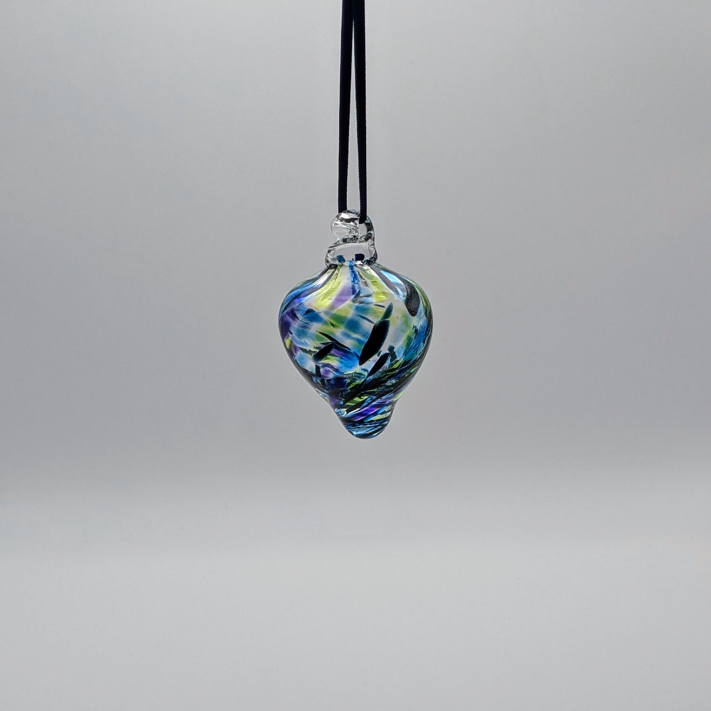 Blue and Purple Drop Ornament