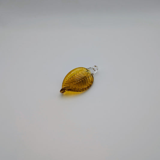 Gold Shiny Leaf Ornament