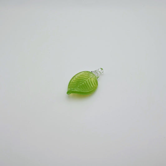 Bright Green Leaf Ornament