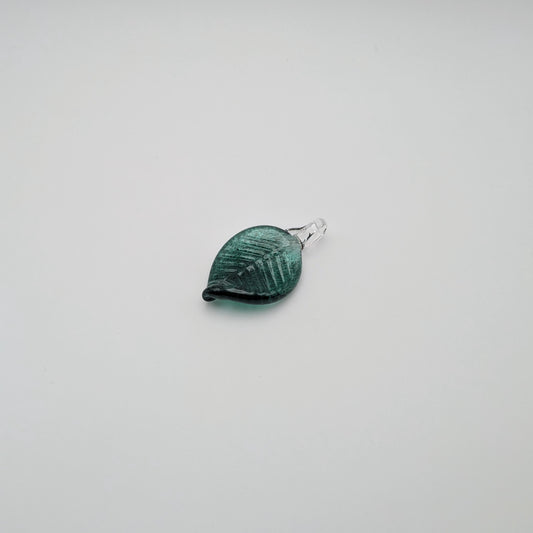 Dark Green Leaf Ornament