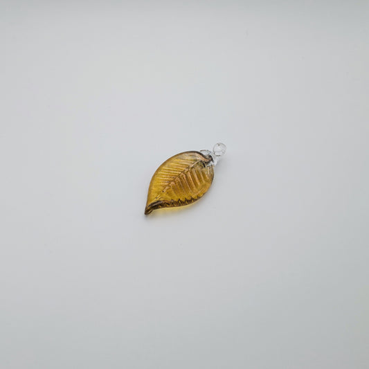 Amber Leaf Ornament